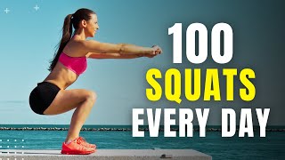 What Happens To Your Body When You Do 100 Squats Every Day for 30 Days [upl. by Sonitnatsnoc739]