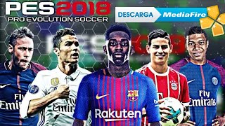 Pes 20172018 para ppsspp actualizado link de descarga por mediafire [upl. by Fabozzi31]