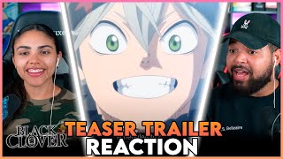 FINALLY SOME MORE BLACK CLOVER  Official Movie Teaser Trailer Reaction [upl. by Hadeehsar]