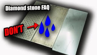 Diamond Sharpening Stone FAQ  Whats The BEST stone [upl. by Manchester299]