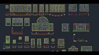 Dessiner un plan sur Autocad  leçon 3  رسم مخطط على برنامج الأوتوكاد الجزء االثالث menuiseries [upl. by Newhall79]