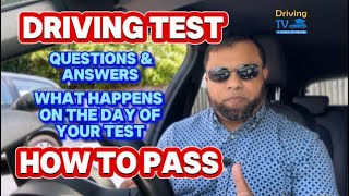 DRIVING TEST QUESTIONS and ANSWERS  Day Of The Test  How To Pass  Believe You Can [upl. by Aleetha714]