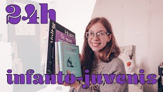 Reading Vlog 24 horas a ler infantojuvenis [upl. by Aarika]