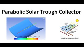 Solar Parabolic Trough Collector Ansys Fluent [upl. by Lebasy]