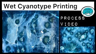 Wet Cyanotype Printing a Process Video [upl. by Haag]