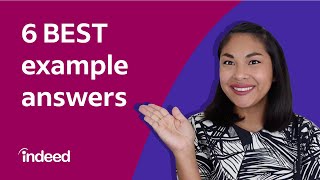 Tell Me About Yourself Top 6 Example Answers for a Job Interview  Indeed Career Tips [upl. by Esta]