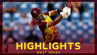 Flying Start With The Bat  Highlights  West Indies v England  5th T20I [upl. by Irianat]