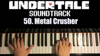 Undertale OST  50 Metal Crusher Piano Cover by Amosdoll [upl. by Nerradal]