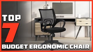 Top 7 Affordable Ergonomic Chairs to Boost Your Comfort and Productivity [upl. by Naves330]