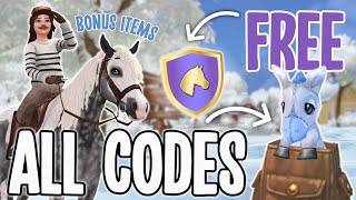 NEW CODES 17 WORKING STAR STABLE REDEEM CODES FEBRUARY 2024 FREE PETS STAR RIDER TACK CLOTHES [upl. by Jeuz]