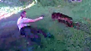 Bodycam Video Shows Deputy Shooting Charging Pit Bull [upl. by Doug]