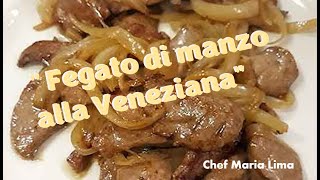 fegato di manzo alla veneziana italiano [upl. by Fawcett]