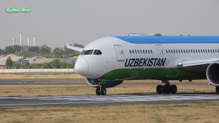 A selection of the best takeoffs and landings on the Tashkent airport runway [upl. by Princess]