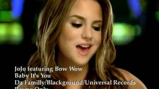 JoJo ft Bow Wow  Baby Its You Official Music Video [upl. by Pimbley]