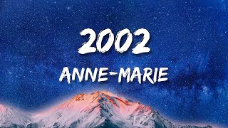 AnneMarie  2002 Lyrics [upl. by Oab383]