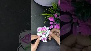 Diy flower bookey craft 5mintcraft artandcraft toniartandcraft flowerbookey [upl. by Hailahk]