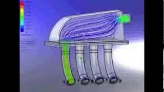 Intake Manifold Flow Simulation [upl. by Sophi]