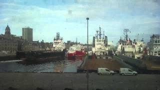 Two offshore vessels collided in Aberdeen [upl. by Elephus]