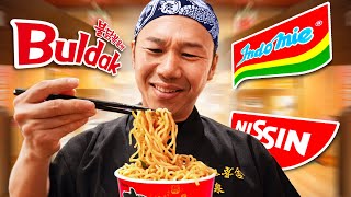 Japanese Ramen Chef tries Instant Noodles [upl. by Harmonia]