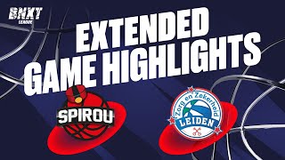 Spirou Basket vs Zz Leiden  Game Highlights [upl. by Aynad292]