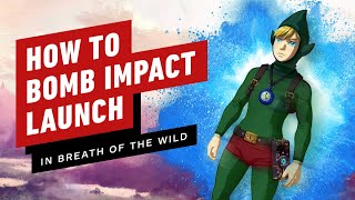 How to Bomb Impact Launch in The Legend of Zelda Breath of the Wild [upl. by Lrat882]