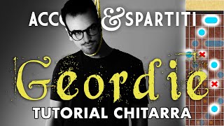 GEORDIE Tutorial Chitarra  Fabrizio De Andrè [upl. by Attehcnoc]