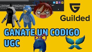 ROBLOX CONSIGUE OBJETOS LIMITADOS UGC EN CODIGOS CON GUILDED [upl. by Kcirdahc375]