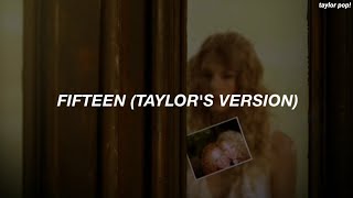 Taylor Swift  Fifteen Taylors Version Video  Sub Español [upl. by Prospero]