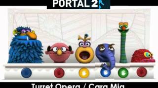 Turret Opera  Portal 2 Jim Henson Google [upl. by Ennaylime936]