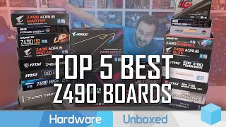 Top 5 Best Z490 Motherboards [upl. by Nodnab856]