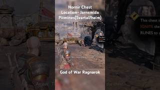 God of War Ragnarok Nornir Chest  Jarnsmida Pitmines Svartalfheim godofwarragnarok nornirchest [upl. by Lenaj]