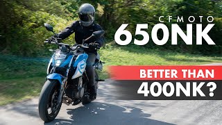 CFMOTO 650NK Review  Better than 400NK [upl. by Gutow]