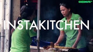 Instakitchen Bangkok E2 Ming Pochana grilled pork satay [upl. by Tom410]