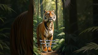 Sumatran Tiger A Majestic but Endangered Subspecies shorts shortsfeed tiger [upl. by Harri]