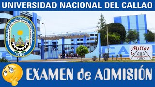 UNAC Características del Examen de Admisión [upl. by Frear]