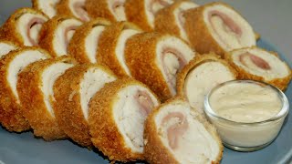 Chicken Cordon Bleu with Sauce [upl. by Yecaw783]