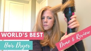 Magic Hairdryer  Revlon OneStep Hair Dryer and Volumizer Review [upl. by Sadoc751]