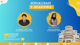 Sosialisasi EBeasiswa [upl. by Ailic]