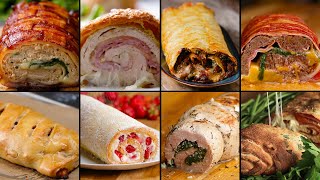 9 MindBlowing Party Food Rolls [upl. by Nylyrehc]