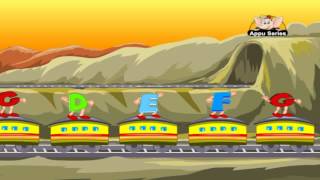 Alphabets  The Alphabets Train  Kids Animation Learn Series [upl. by Ailices304]