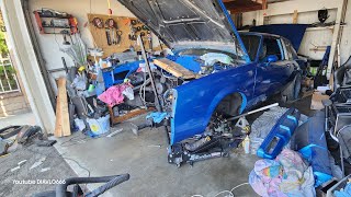 Finishing up front suspension work on my 1984 buick regal LS swap [upl. by Wallie685]