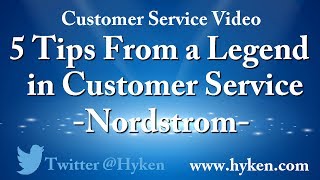 Nordstroms Customer Service Tips  Learn from a Retailer [upl. by Adleremse]