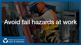 Avoid fall hazards at work [upl. by Auqinimod]