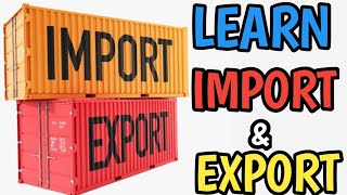 Learn import and export Business  how to start import and export business  How to find buyers [upl. by Lewellen857]