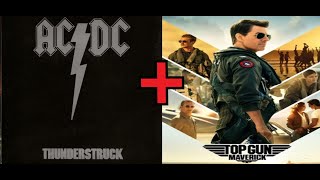 ACDC Thunderstruck  Top Gun Maverick bombing run scene [upl. by Gerdi]