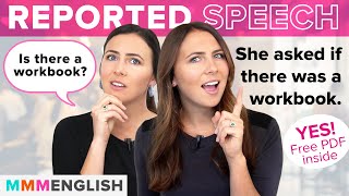 Can you use REPORTED SPEECH Grammar Lesson  Examples [upl. by Cathee]