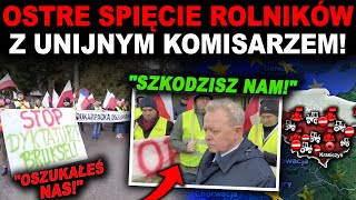 WŚCIEKLI ROLNICY POWIEDZIELI MU CO MYŚLĄ  quotKORUPCJA W UNIIquot [upl. by Andrade188]