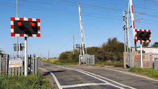 Watlington St Peters Road Level Crossing Norfolk [upl. by Raquela]