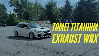 2006 STI  Full Tomei Exhaust System from Headers back  BEST Sounding STI [upl. by Lowell]