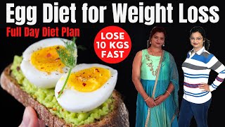 Egg Diet for Weight Loss in Hindi  1000 Calorie Diet Plan  How To Lose Weight Fast  VibrantVarsha [upl. by Malcom]